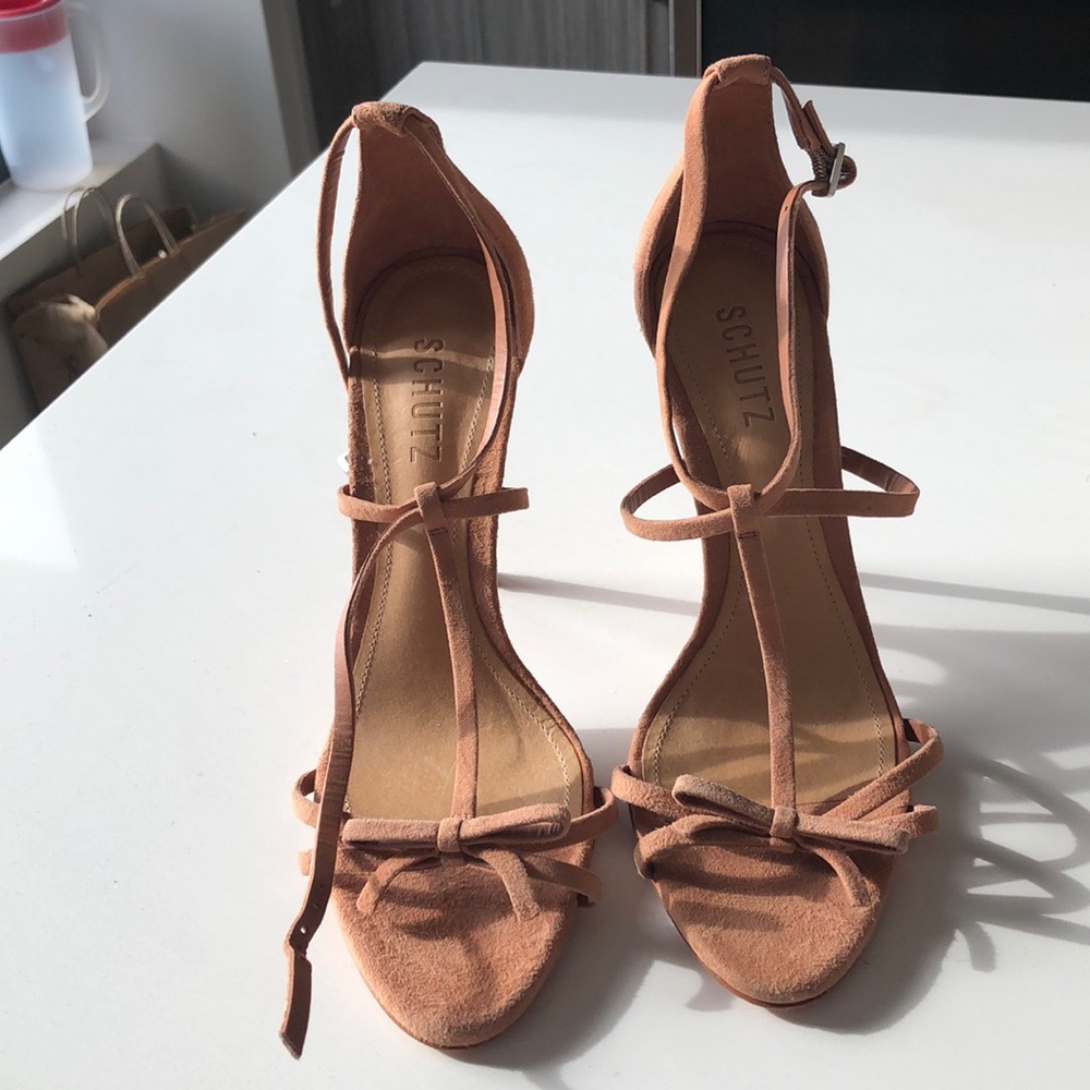 Schutz heels blush